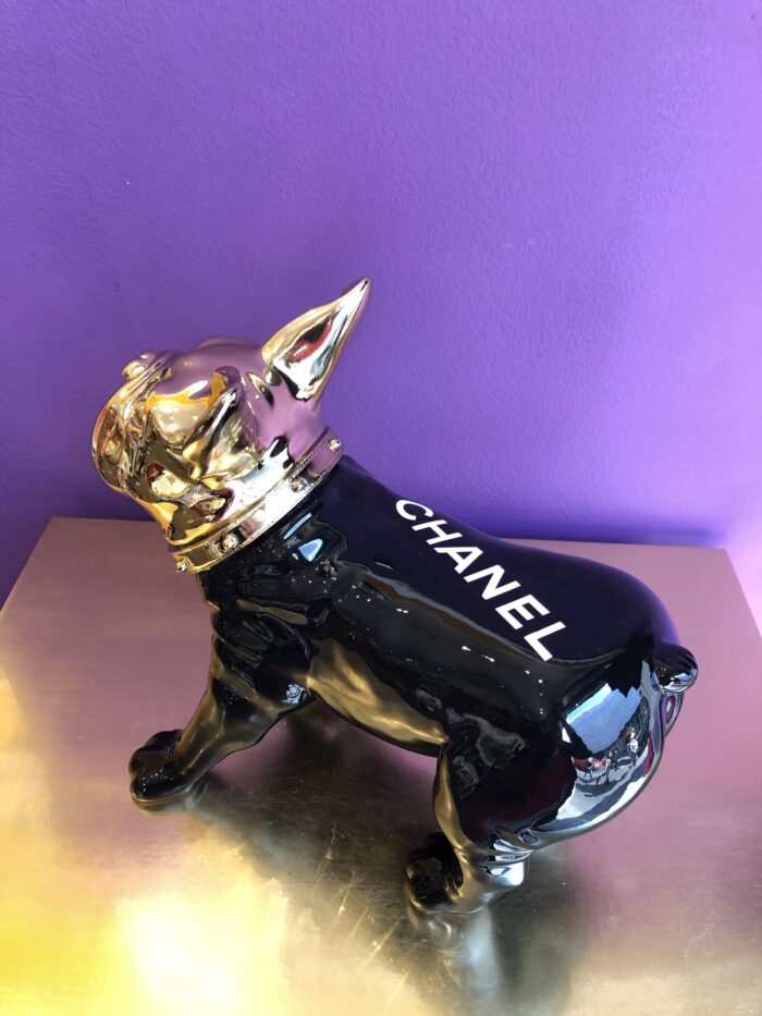 Bulldog Nero testa Oro - immagine 3