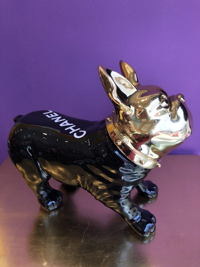 Bulldog Nero testa Oro - immagine 6